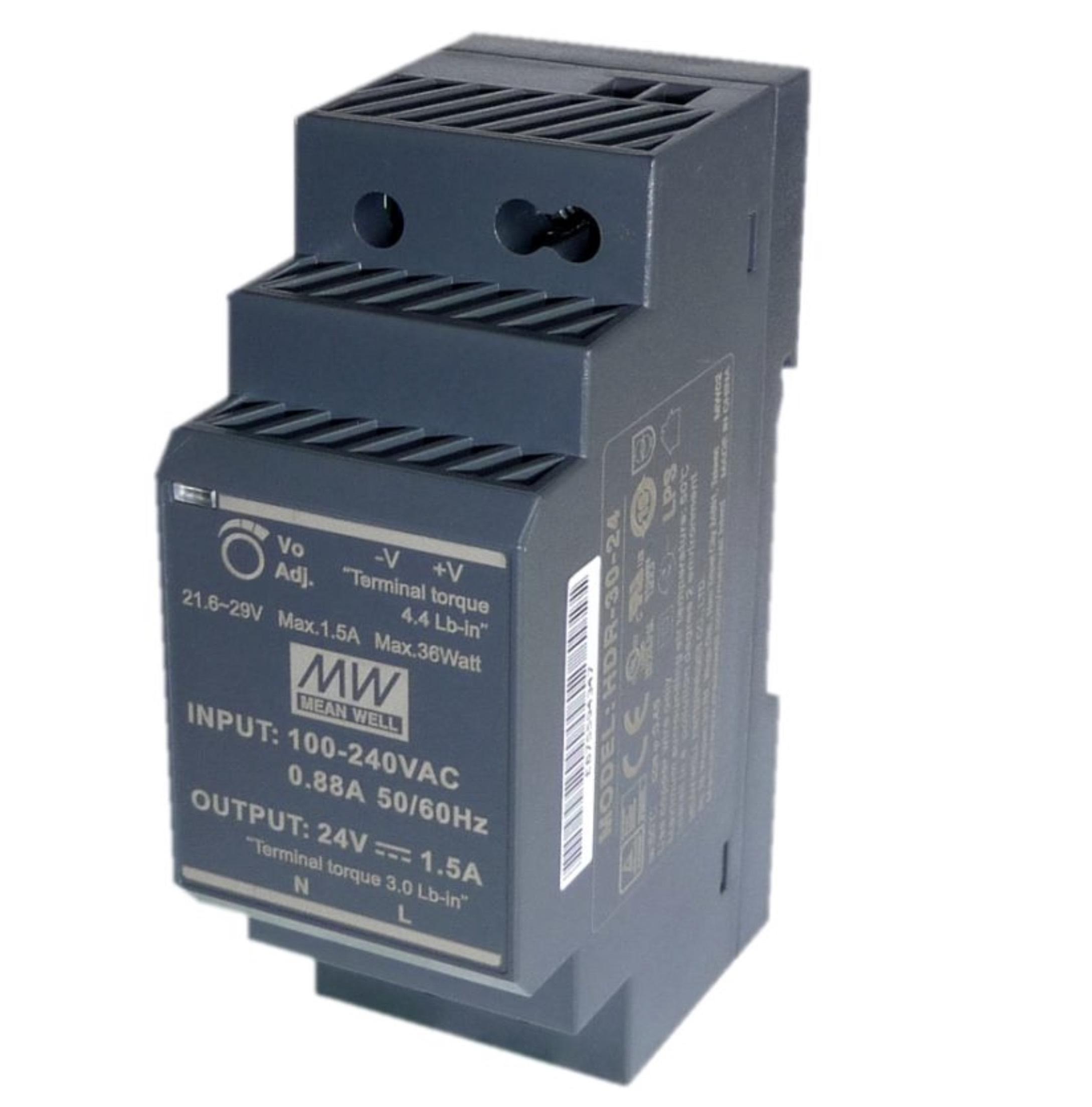 Mean Well HDR-30-12 Zdroj na DIN 24W 12V