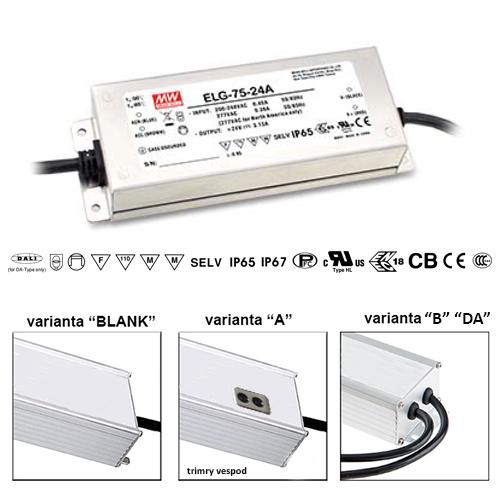 Mean Well ELG-75-12A Napěťový zdroj pro LED 60W 12