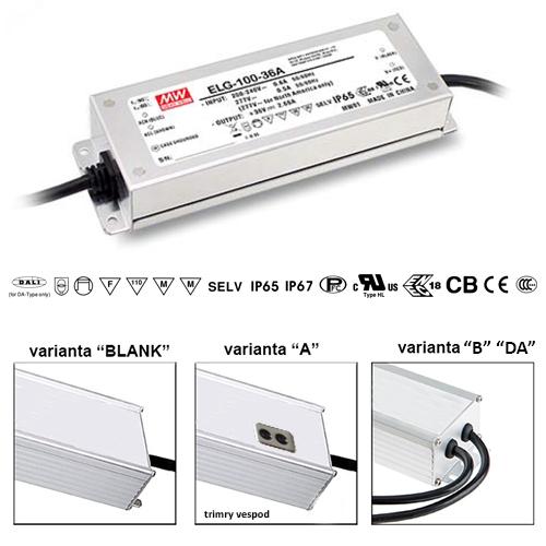 Mean Well ELG-100-24-3Y Napěťový zdroj pro LED 100