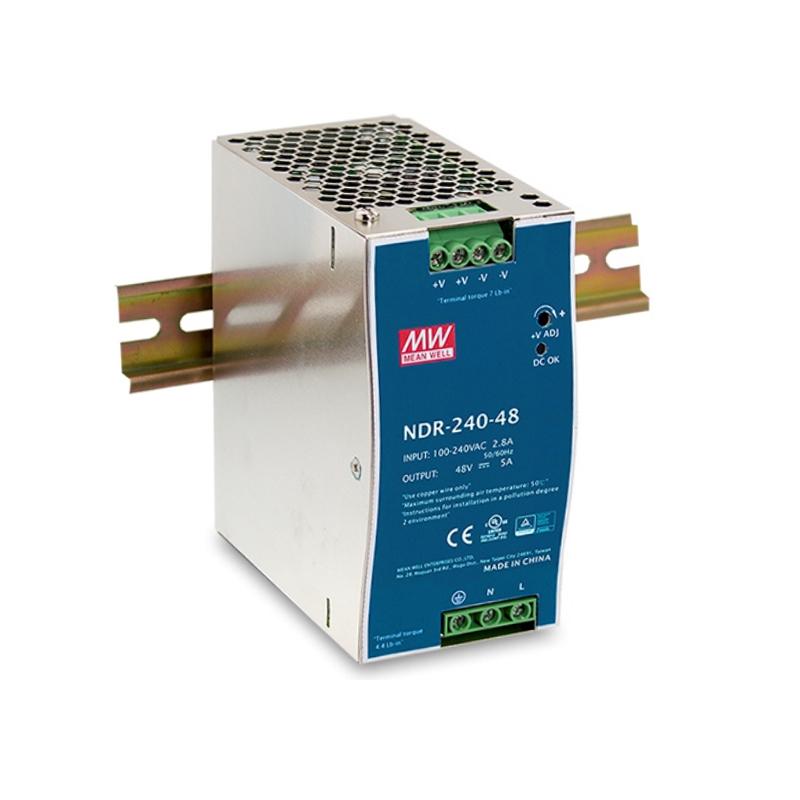 Mean Well NDR-240-24 Zdroj na DIN 240W 24V