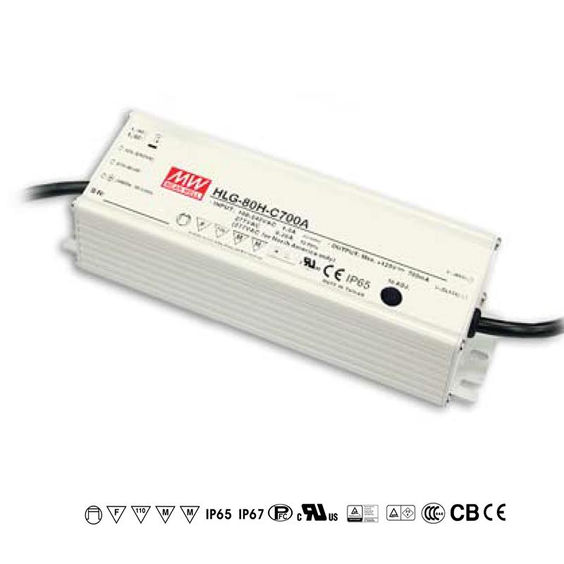 Mean Well HLG-80H-C350A Proudový zdroj pro LED 80W