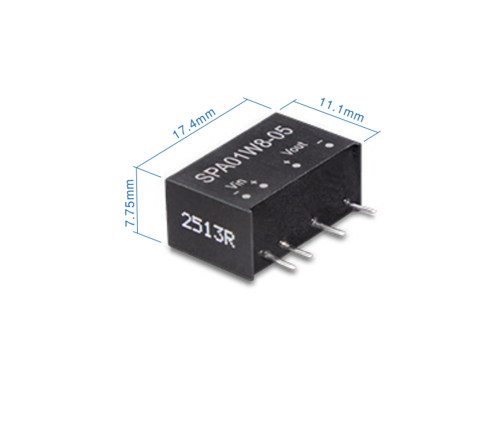 Mean Well SPA01W8-09 Měnič DC/DC modulový 1W 9V