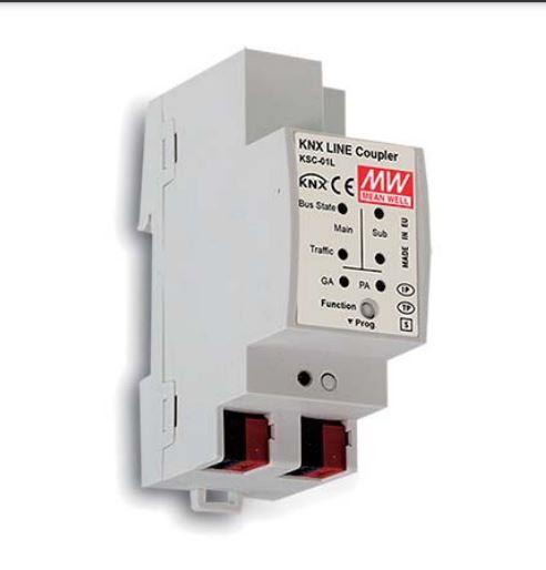 Mean Well KSC-01L KNX opakovač