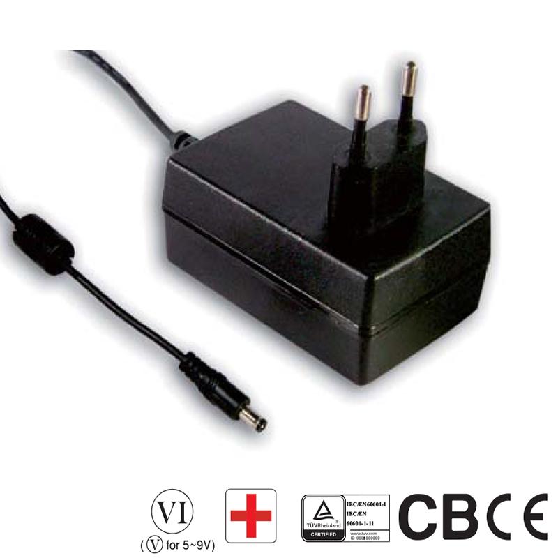 Mean Well GSM36E09-P1J Síťový adaptér Medical 36W