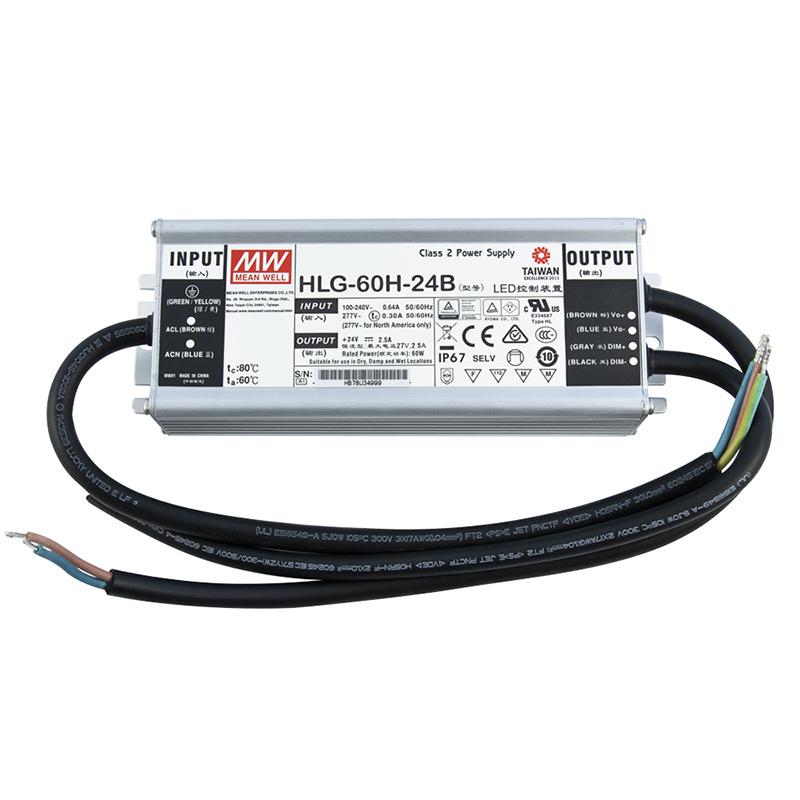 Mean Well HLG-60H-48B Stmívatelný zdroj pro LED 60