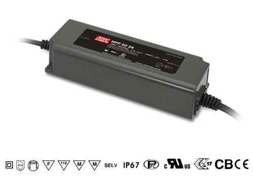 Mean Well NPF-60-24 Napájecí zdroj pro LED 60W 24V