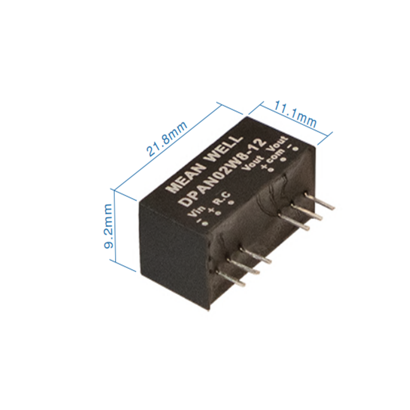 Mean Well DPAN02W8-05 Měnič DC/DC modulový 2W 5V