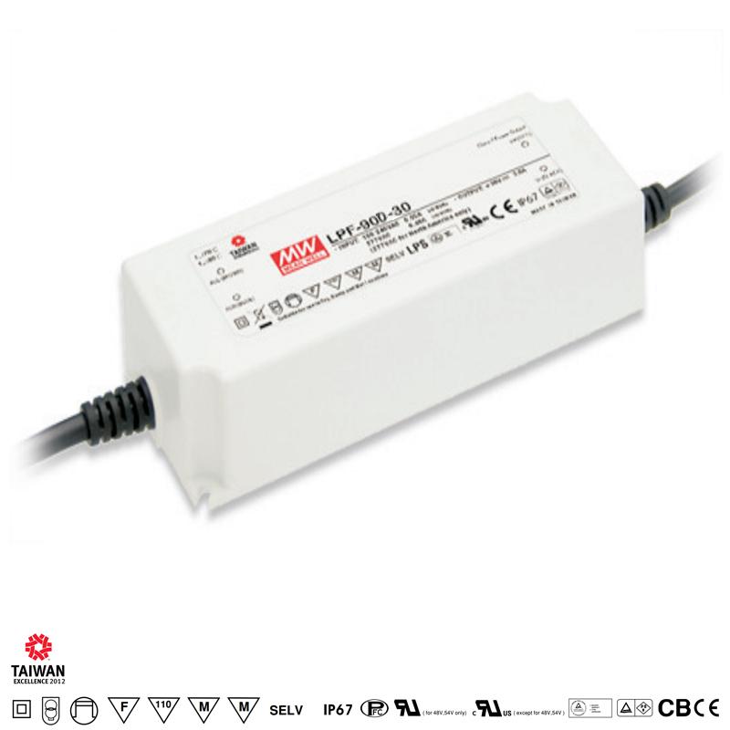 Mean Well LPF-90D-36 Stmívatelný zdroj pro LED 90W