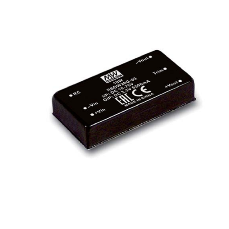 Mean Well RSDW20F-05 Měnič DC/DC 20W 5V