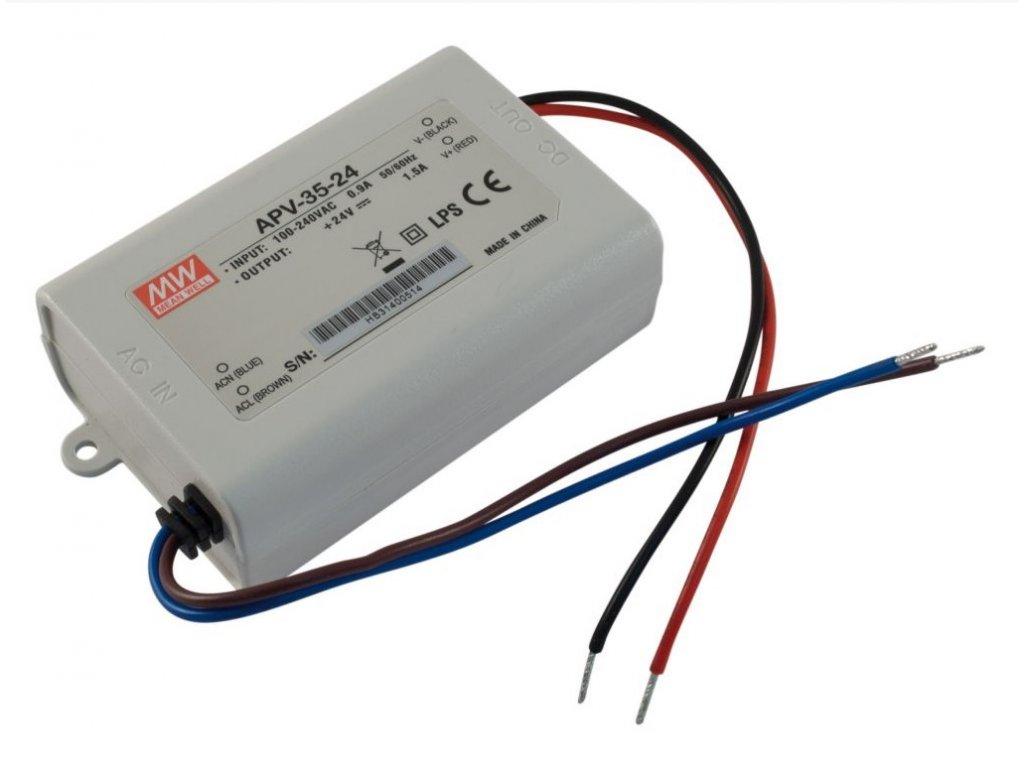 Mean Well APV-35-12 Napájecí zdroj pro LED 12V 35W