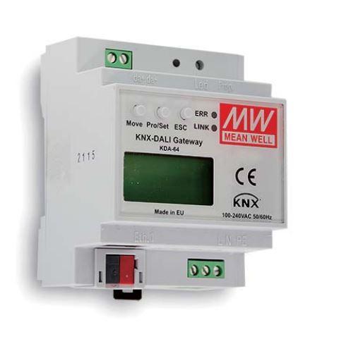 Mean Well KDA-64 Převodník z KNX na DALI