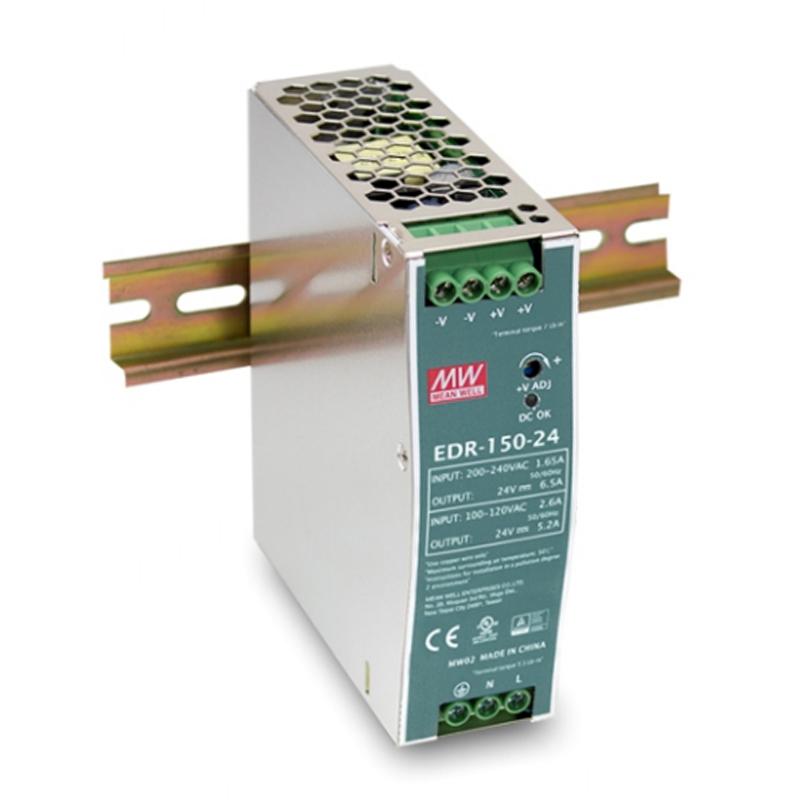 Mean Well EDR-150-24 Zdroj na DIN 150W 24V