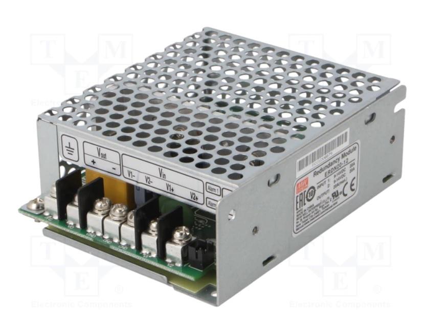 Mean Well ERDN20-12 Redundantní modul 12V 20A CASE