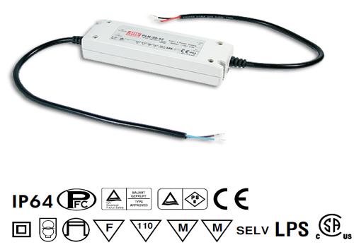 Mean Well PLN-30-24 Napájecí zdroj pro LED 30W 24V