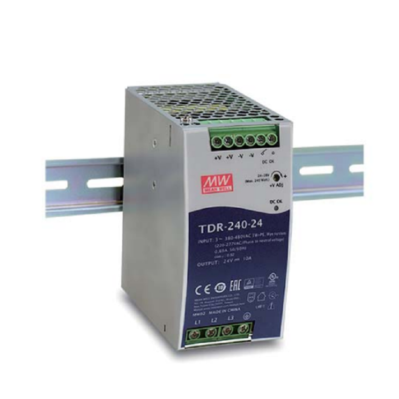 Mean Well TDR-240-24 Zdroj na DIN 240W 24V 3f